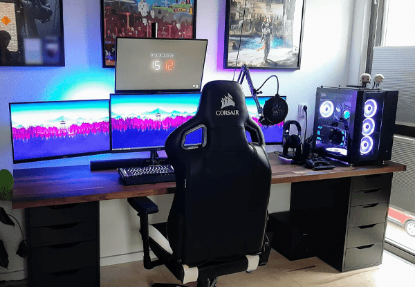 A photo of my computer setup